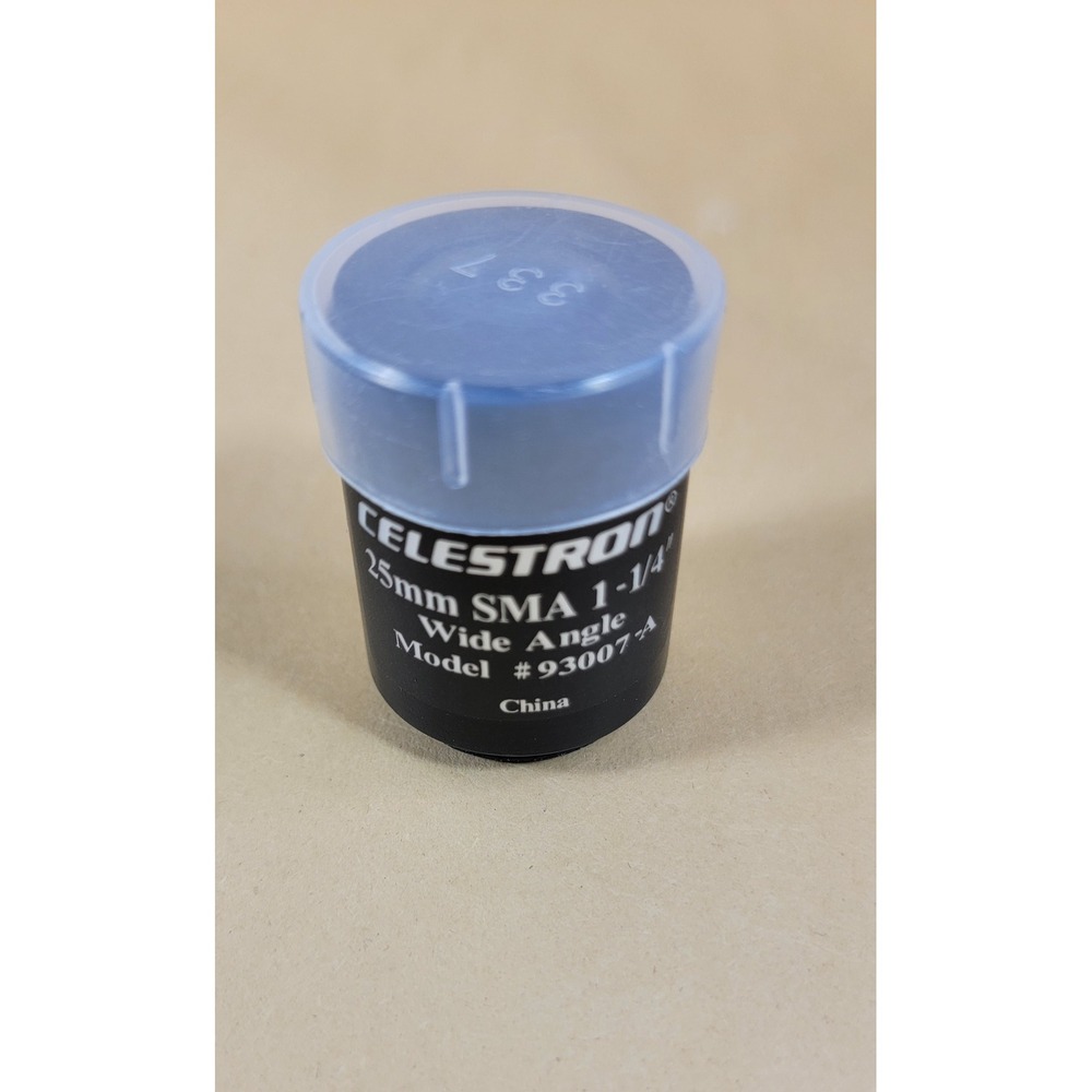 Celestron 25mm SMA Wide Angle 1-1/4" Telescope Eyepiece Model 93007-A
